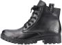 Rieker Casual Leather Booties Zwart Dames - Thumbnail 4