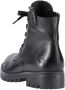 Rieker Casual Leather Booties Zwart Dames - Thumbnail 6