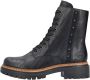Rieker Veterlaarsjes veterschoenen blokhak binnenrits en klinknagelversiering - Thumbnail 13