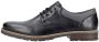 Rieker heren veterschoenen halve schoenen zakelijke schoenen leren schoenen 13200-00 zwart - Thumbnail 13