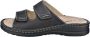 Rohde Zwarte Slides Black Heren - Thumbnail 4