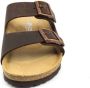 Rohde Lederen Zwarte Slippers - Thumbnail 5