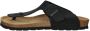 Rohde 5928 90 Heren Teenslippers Zwart - Thumbnail 4