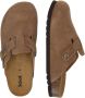 Scholl FAE NEW Suede SA Womens Taupe FALSO Clogs Taupe - Thumbnail 4