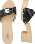 Scholl PESCURA IBIZA Lea-W Dames Muiltjes Black - Thumbnail 8