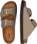 Scholl Slipper Women Noelle Chunky Suede Q Dark Beige - Thumbnail 21