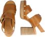 See by Chloé Bruine Klomp Sandalen met Verstelbare Band Brown Dames - Thumbnail 15