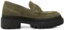 Shoe the Bear Chunky Loafers Green Dames - Thumbnail 4
