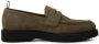 Shoe the Bear Casual Suède Loafer Khaki Green Heren - Thumbnail 4