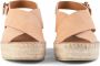 Shoe the Bear Orchid Wedge Suède Leren Sandalen Beige Dames - Thumbnail 3