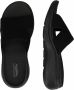 Skechers Go Walk Arch Fit Worthy 140224 BBK Vrouwen Zwart Slippers - Thumbnail 3