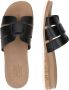 Skechers Desert Kiss Low Peak Look Dames Slippers Zwart - Thumbnail 13