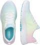 Skechers Go Walk 6 Vibrant Energy 124520-WMLT Vrouwen Wit Sneakers Sportschoenen - Thumbnail 7