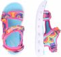 Skechers Heart Lights Sandal Color Groove 302160L-HP Kinderen Veelkleurig sportsandalen - Thumbnail 8