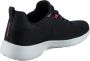 Skechers Dynamight 58360-BKRD Mannen Zwart Trainingschoenen Sportschoenen - Thumbnail 5