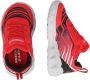 Skechers Magna Lights Jongens Sneakers Rood Zwart - Thumbnail 4