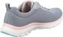 Skechers Flex Appeal 4.0 Brilliant V Sneakers Grijs Dames - Thumbnail 6