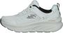 Skechers D'Lux Walker dames sneaker Wit zwart - Thumbnail 2