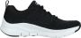 Skechers Arch Fit Glee for all zwart wit sneakers dames(149713 BKW ) - Thumbnail 43