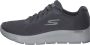 Skechers Go Walk Flex heren wandel sneakers grijs - Thumbnail 9