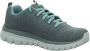 Skechers Graceful-Twisted Fortune Grijs-Mint Dames Sneakers - Thumbnail 8