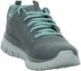 Skechers Graceful-Twisted Fortune Grijs-Mint Dames Sneakers - Thumbnail 9