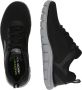 Skechers Track-Broader 232698-BKCC Mannen Zwart Sneakers Sportschoenen - Thumbnail 12