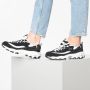 Skechers D'LITES-BIGGEST FAN Sneakers Vrouwen Black White - Thumbnail 13