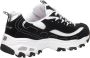 Skechers D'LITES-BIGGEST FAN Sneakers Vrouwen Black White - Thumbnail 14