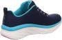 Skechers D'Lux Walker Fresh Finesse 149368-NVTQ Vrouwen Marineblauw Sneakers Sportschoenen - Thumbnail 6