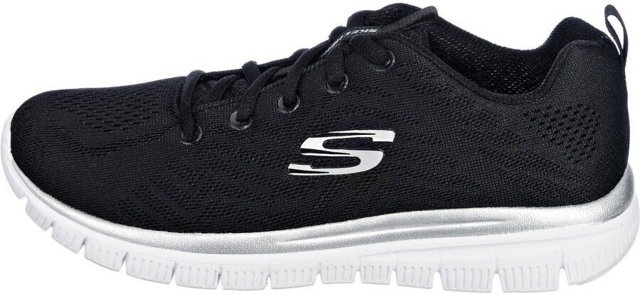 Skechers Graceful-Get Connected 12615-BKGD Vrouwen Zwart Sneakers Sportschoenen - Foto 12