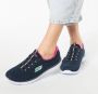 Skechers Summits 12980-NVHP Vrouwen Marineblauw Sneakers - Thumbnail 7