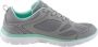 Skechers Summits Suited 12982-GYTQ Vrouwen Grijs Sneakers Sportschoenen - Thumbnail 8