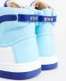 Superdry Vegan Lux Sneakers Fluro Blue Navy White Dames - Thumbnail 6