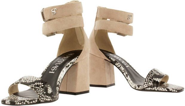 Supertrash Ayla sandalen met hak beige - Schoenen.nl