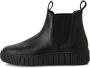 Tamaris dames chelsea boot leren laarzen enkellaars vrouwen leer M25403 zwart - Thumbnail 10