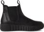 Tamaris dames chelsea boot leren laarzen enkellaars vrouwen leer M25403 zwart - Thumbnail 13
