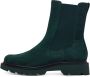 Tamaris Groene Leren Laarzen Ronde Neus Green Dames - Thumbnail 11
