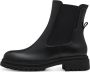 Tamaris Chelsea-boots blokhak combat boots enkellaars met stretch-inzet - Thumbnail 9