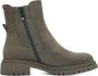 Tamaris Chelsea-boots blokhak combat boots enkellaars met stretch-inzet - Thumbnail 13