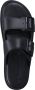 Tamaris Zwarte Leren Casual Open Slippers Black Dames - Thumbnail 15