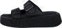 Tamaris Zwarte Open Casual Slippers Vrouwen Black Dames - Thumbnail 20