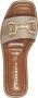 Tamaris Beige Elegante Slipper met Gouden Ketting Beige Dames - Thumbnail 10