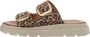 Tamaris Leopard Slippers bruin Leer Dames - Thumbnail 16