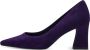 Tamaris Paarse Suède Pumps Purple Dames - Thumbnail 9