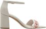 Tamaris Stijlvolle zwarte leren hoge hak sandalen Black Dames - Thumbnail 106