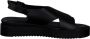 Tamaris Zwarte Casual Open Platte Sandalen Black Dames - Thumbnail 11