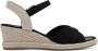 Tamaris 1-28367-42 001 Black -espadrilles -sleehak pups -sandaal - Thumbnail 8