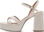 Tamaris Elegante Beige Platte Sandalen Beige Dames - Thumbnail 10