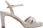 Tamaris Champagne Sandalette met 7 5 cm Hak Beige Dames - Thumbnail 10